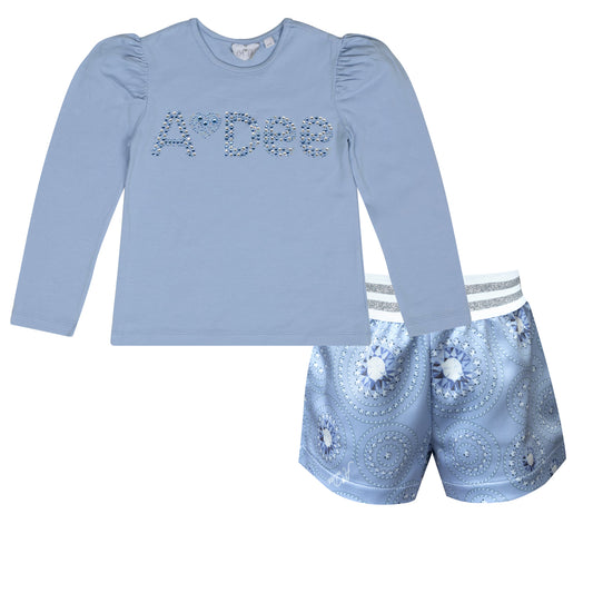 A Dee Paris Blue Short Set