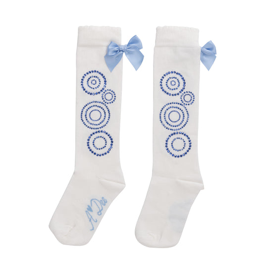 A Dee Perrie White Knee Socks