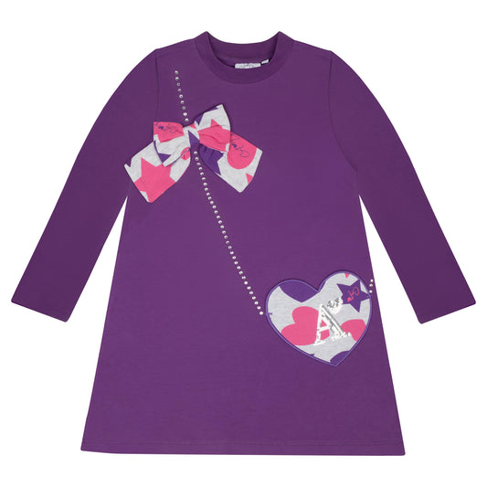 A Dee Tegan Purple Dress