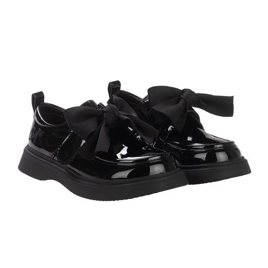 A Dee Mary Bow Black Shoes