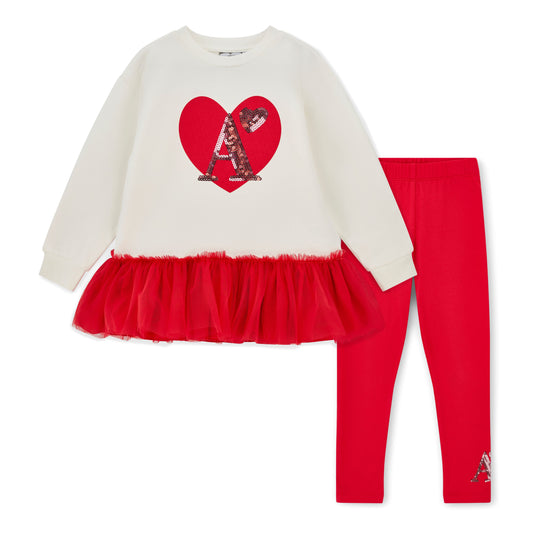 A Dee Lucia Red Legging Set