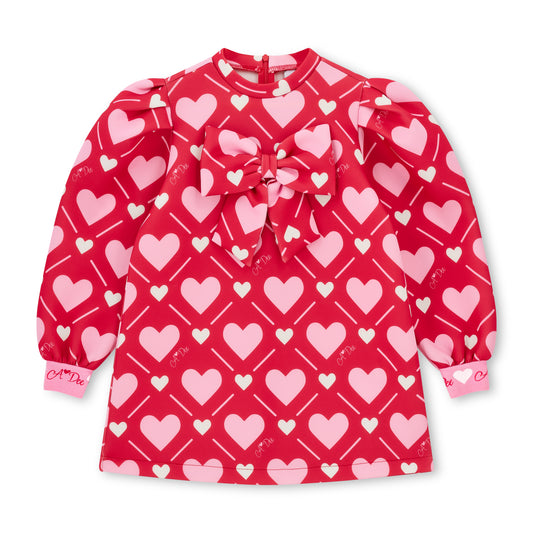 A Dee Libby Red Heart Dress