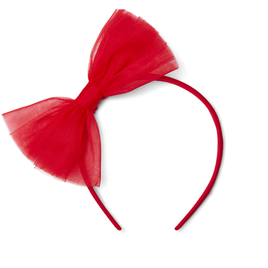 A Dee Lennon Red Tulle Hairband