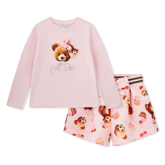 A Dee Maya Teddy Short Set