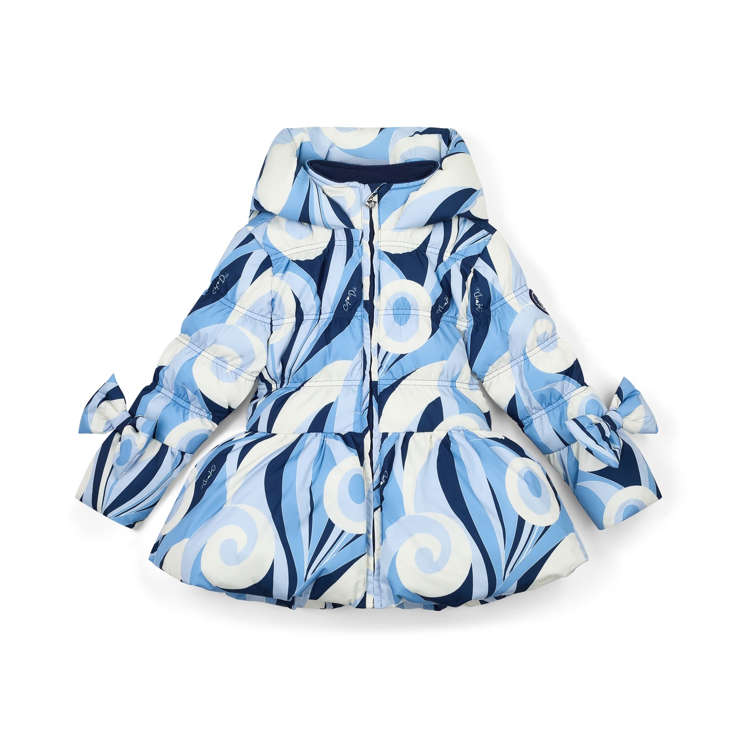 A Dee Nylah Swirl Print Coat