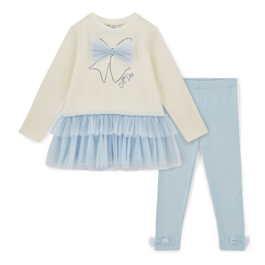 A Dee Mila Blue Tulle Legging Set