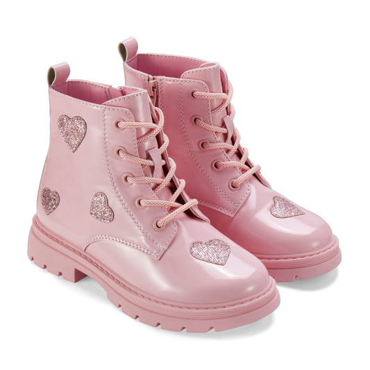 A Dee Amore Pink Heart Boots