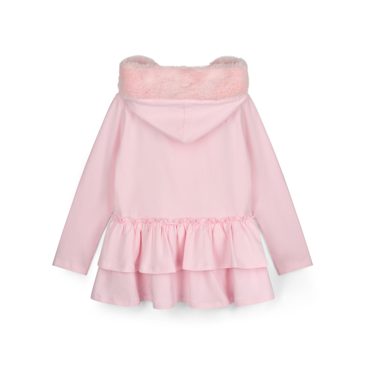 A Dee Alina Pink Faux Fur Hood Legging Set