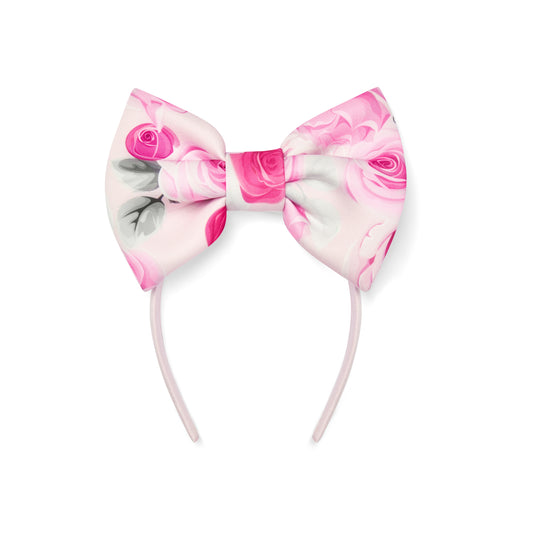 A Dee Allie Pink Rose Print Hairband