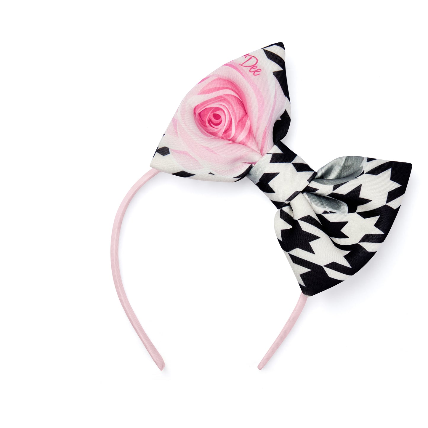 A Dee Allie Houndstooth Print Hairband