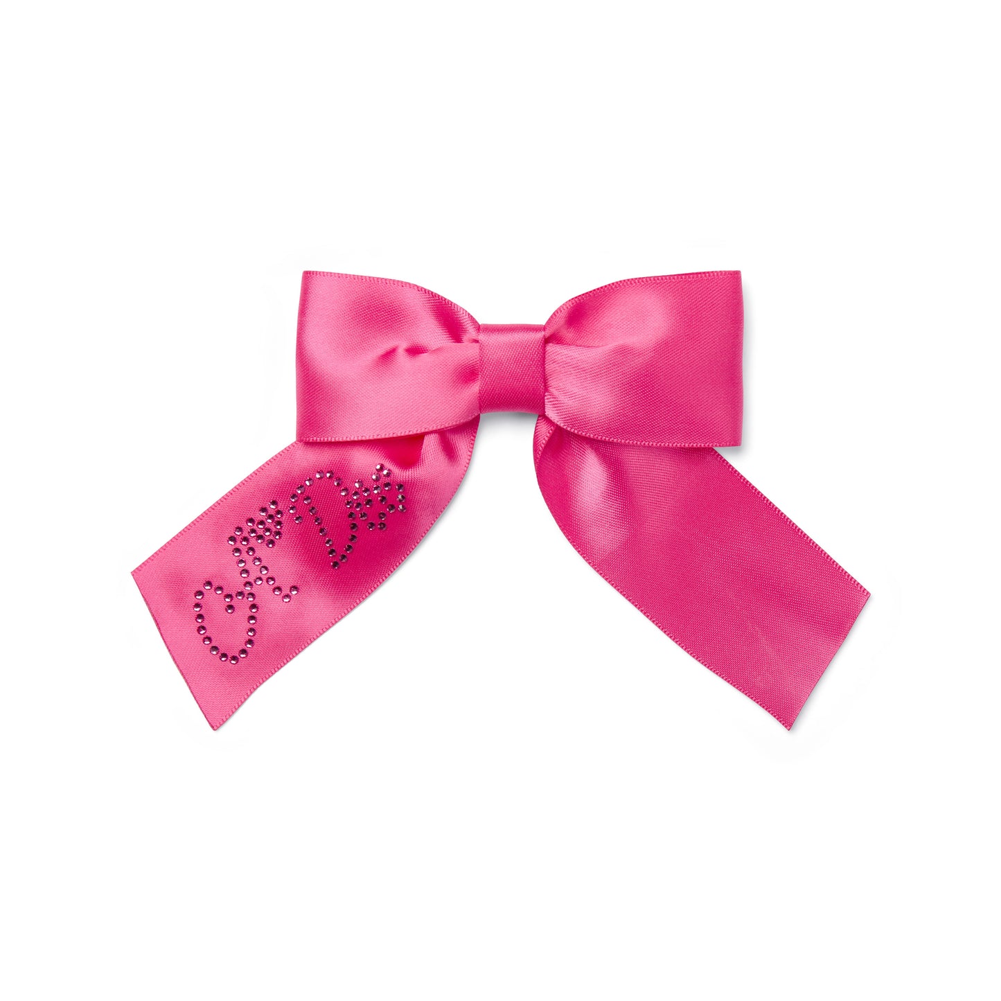 A Dee Ariah Fuchsia Satin Hairbow