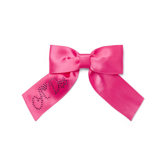 A Dee Ariah Fuchsia Satin Hairbow