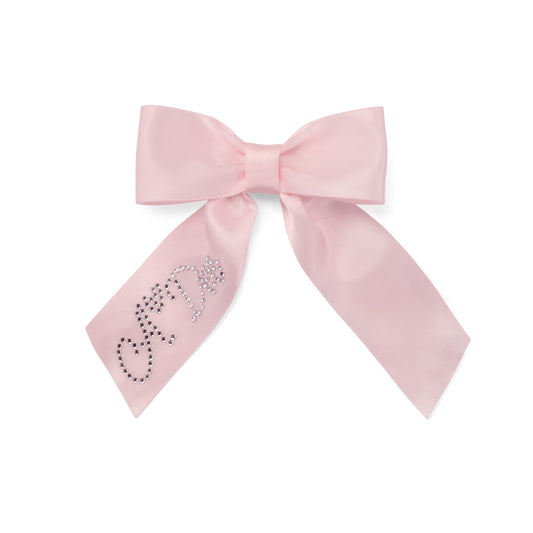 A Dee Ariah Pink Satin Hairbow