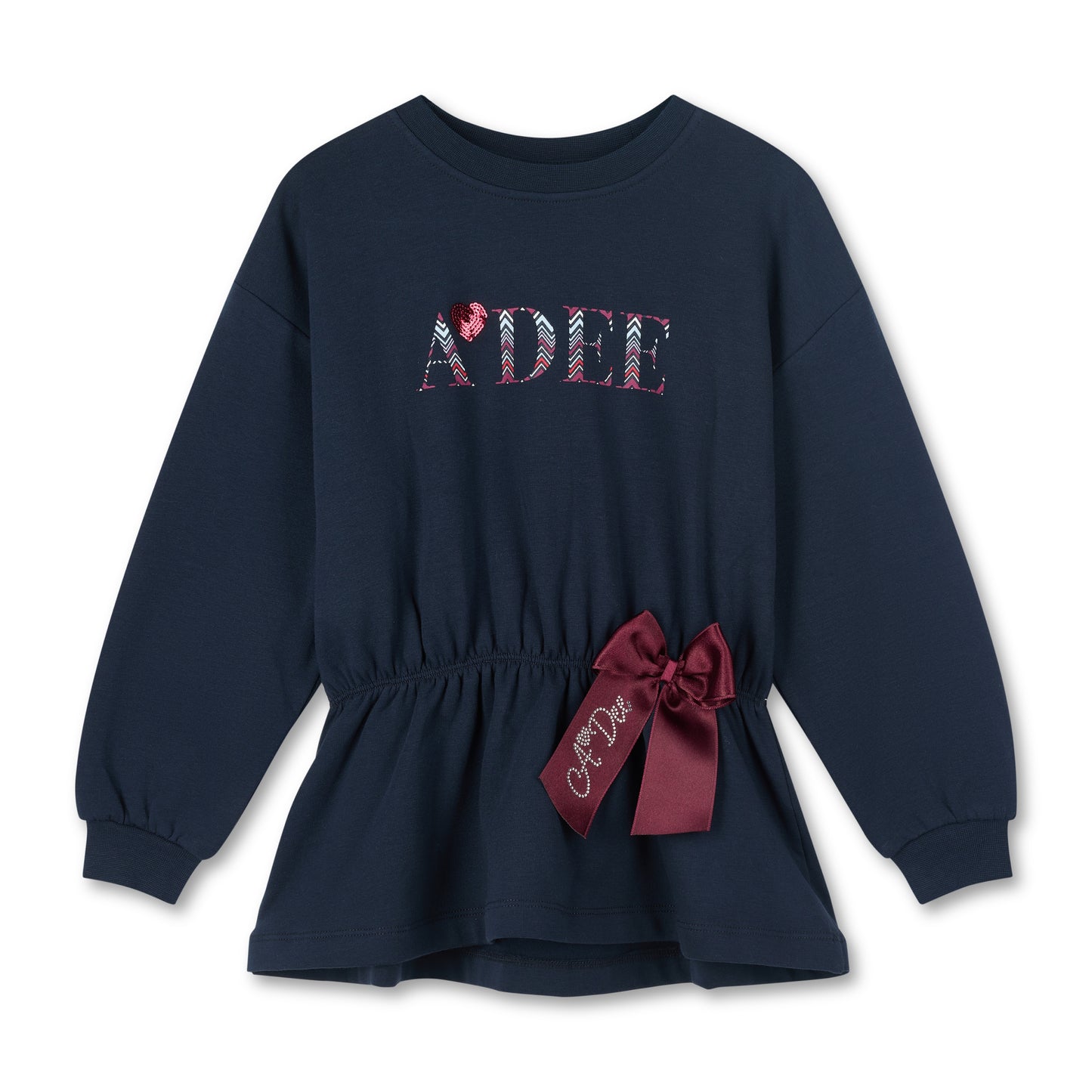 A Dee Celine Navy Chevron Print Legging Set