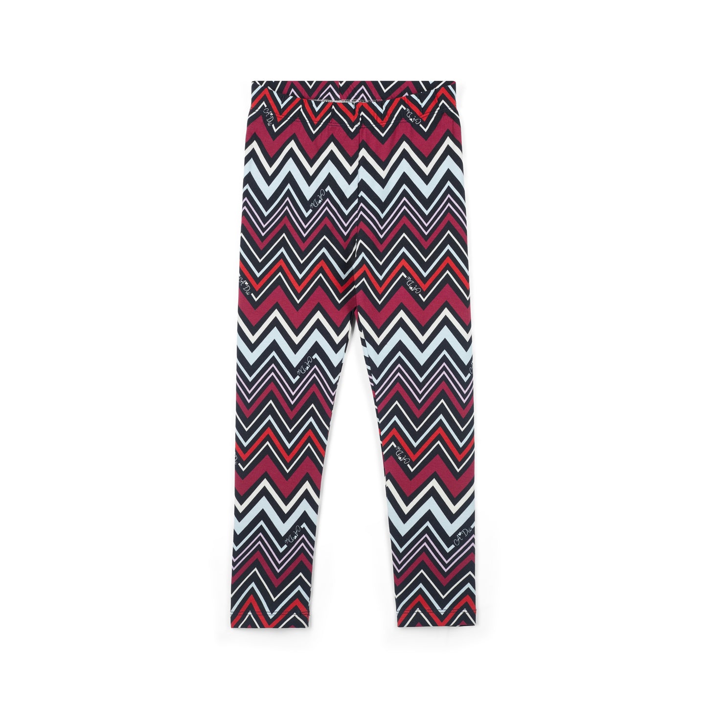 A Dee Celine Navy Chevron Print Legging Set