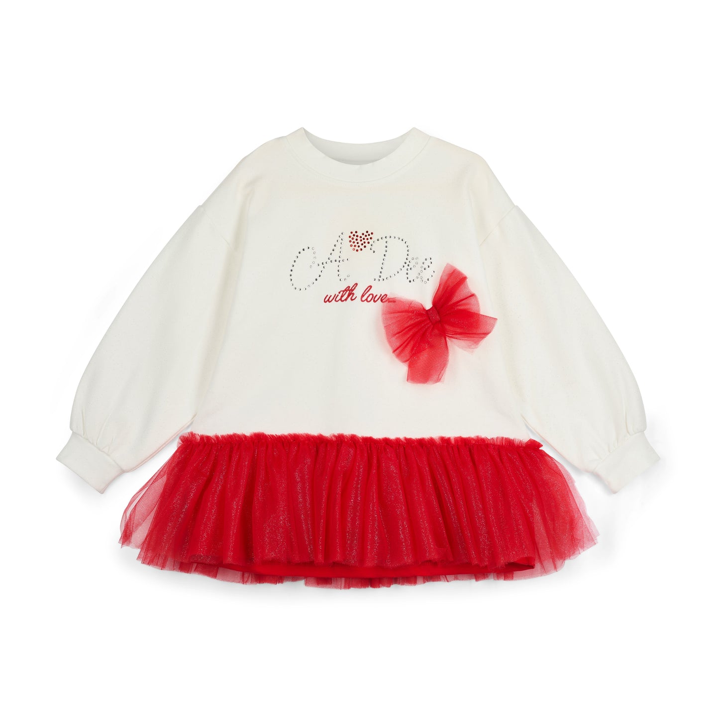 A Dee Bonnie Red Tulle Legging Set