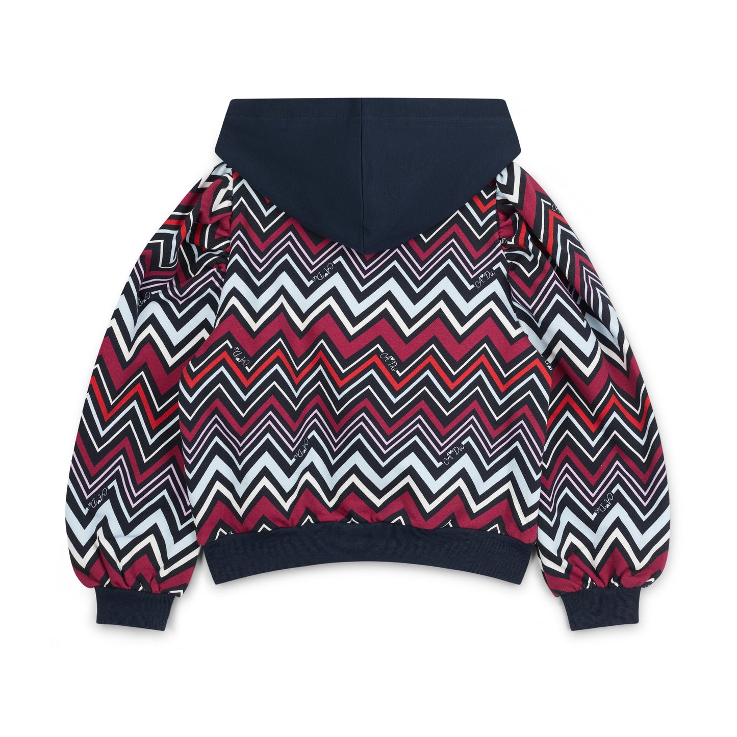A Dee Coco Chevron Print Hoddie Flare Set