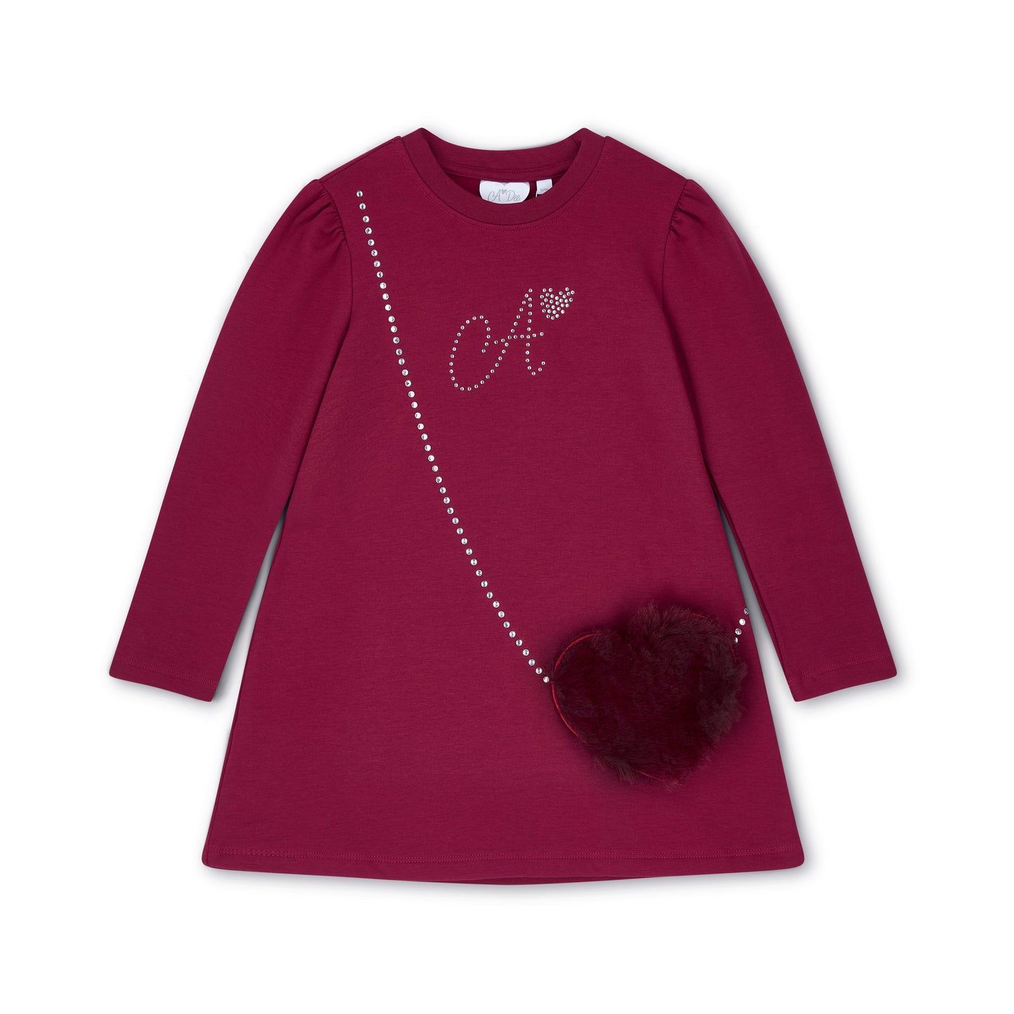 A Dee Alyssa Deep Cherry Handbag Dress