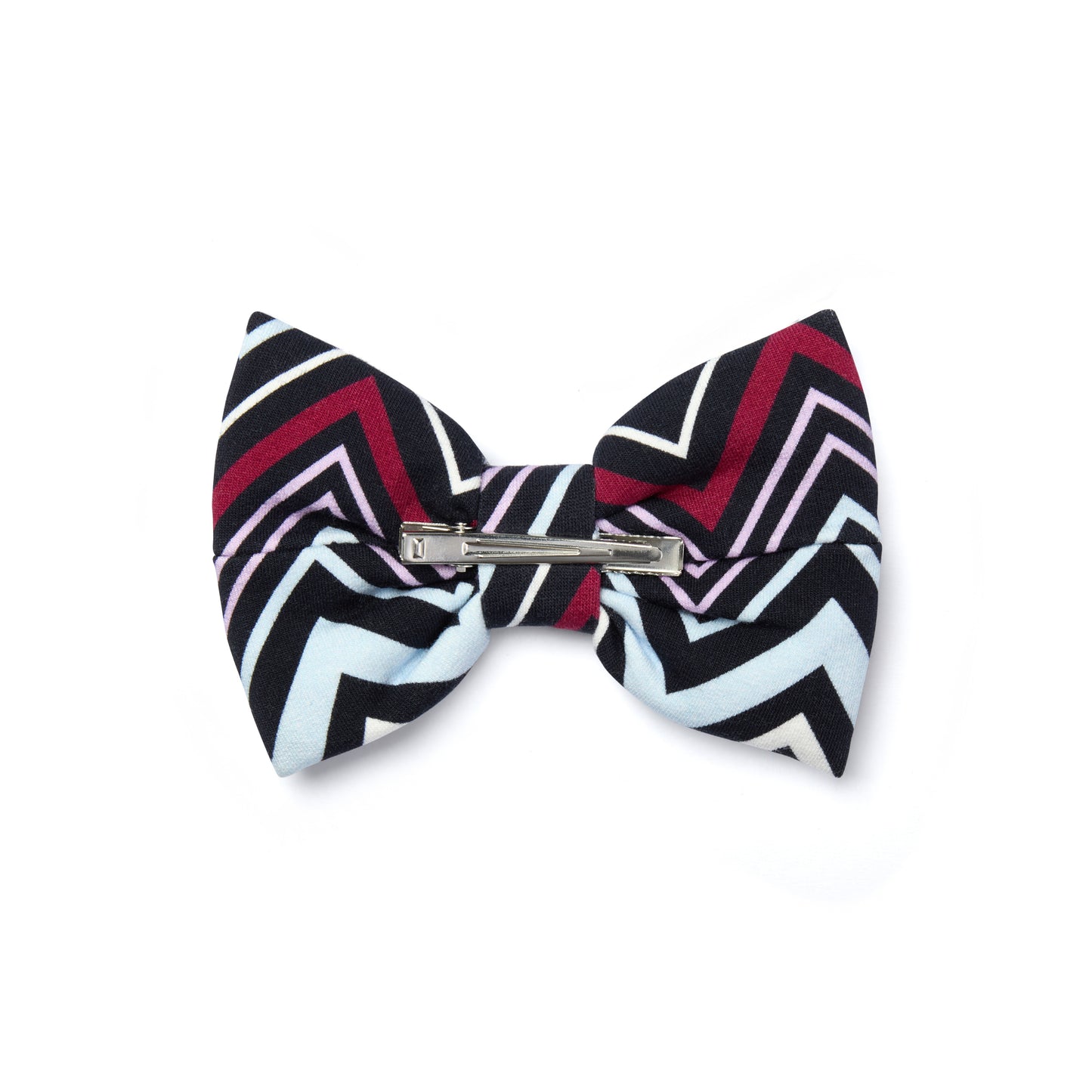 A Dee Brianna Navy Chevron Print Hairbow