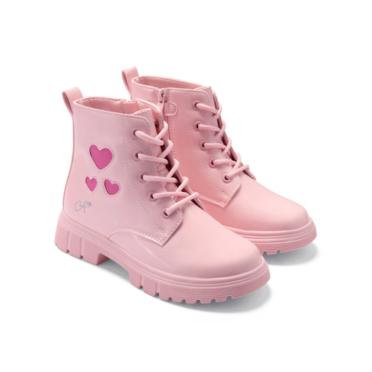 A Dee Amore Pink Heart Boots