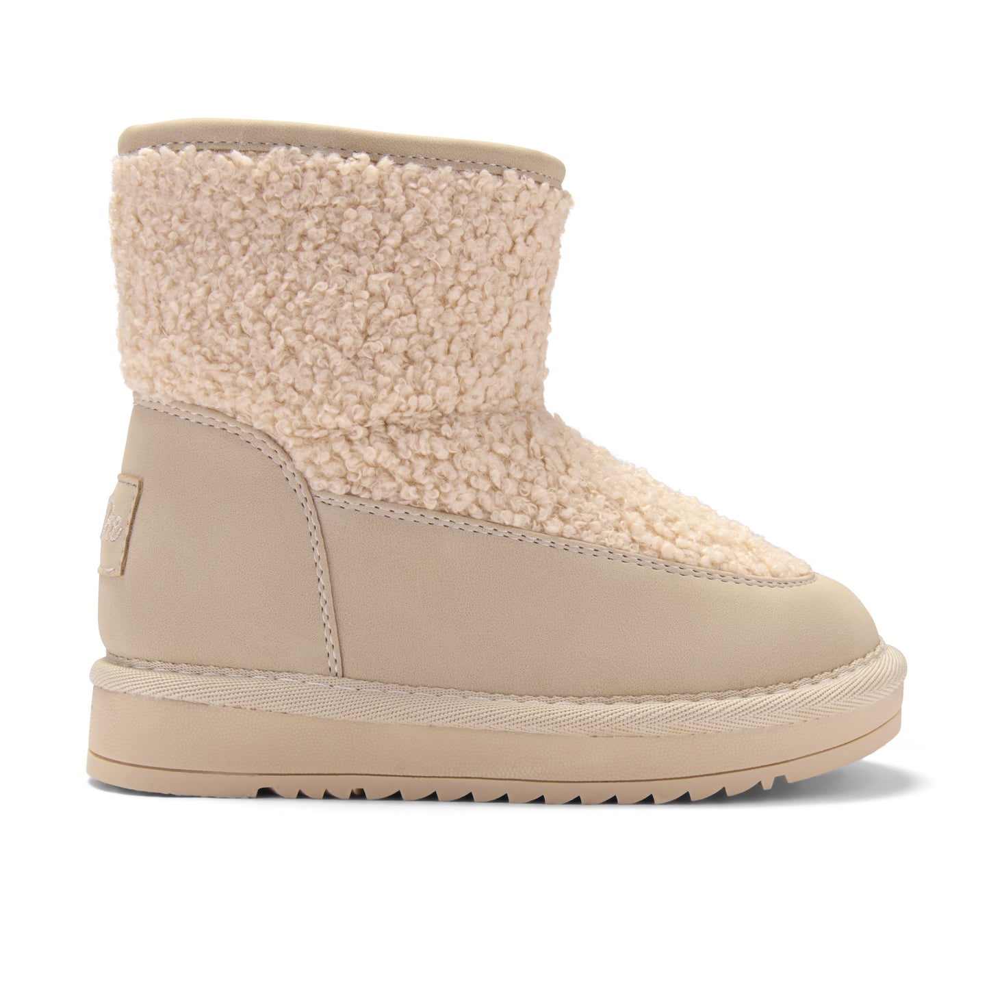A Dee Teddie Beige Boucle Boots