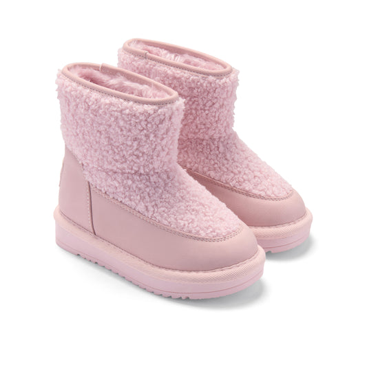 A Dee Teddie Pink Boucle Boots