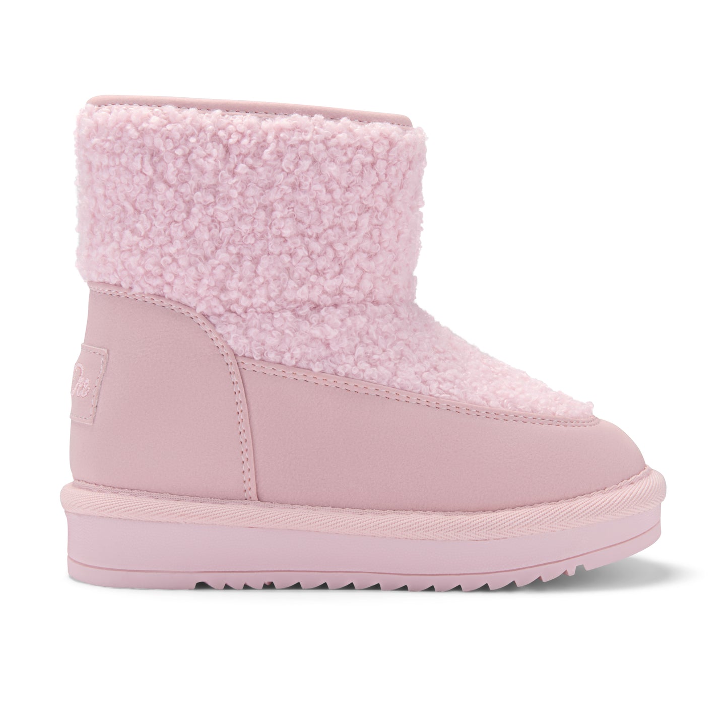 A Dee Teddie Pink Boucle Boots