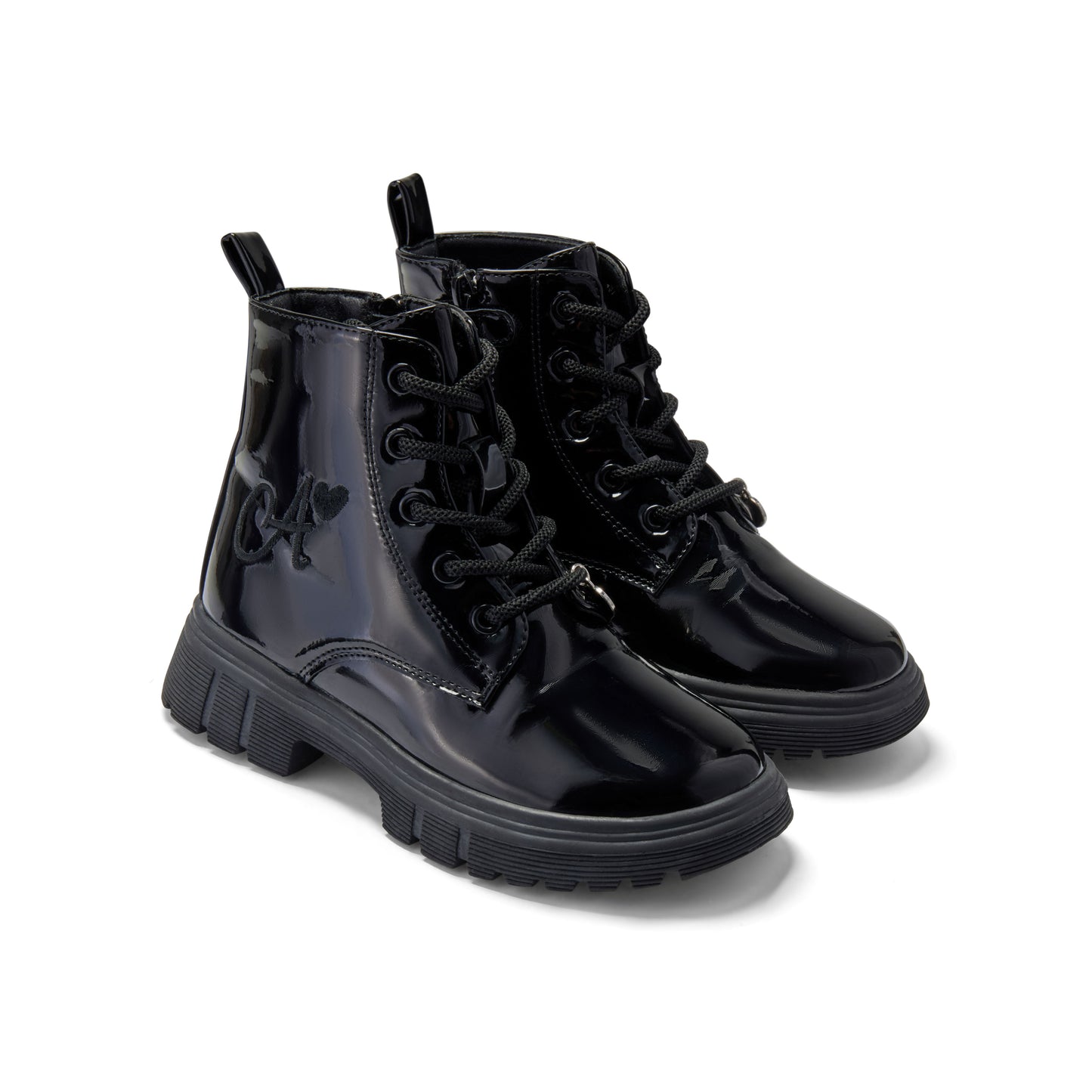 A Dee Selene Black Logo Boots