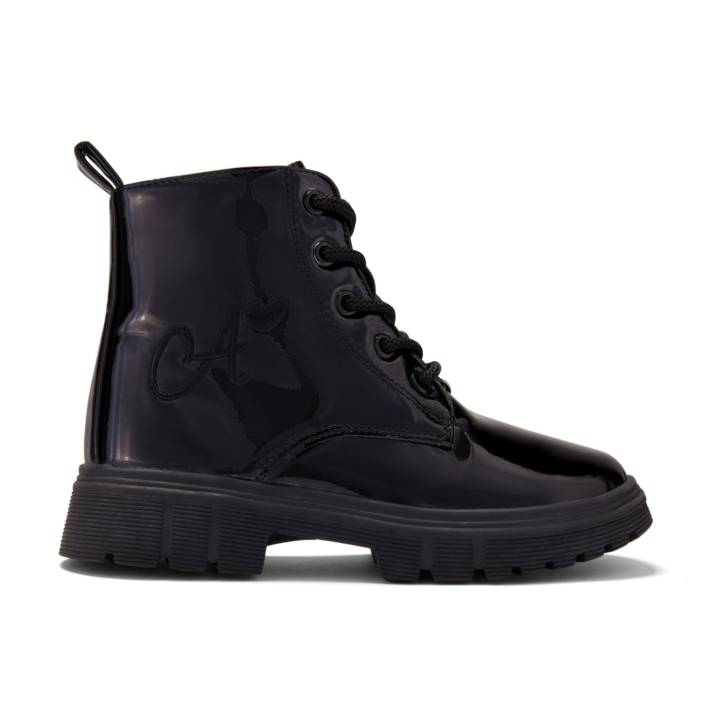 A Dee Selene Black Logo Boots