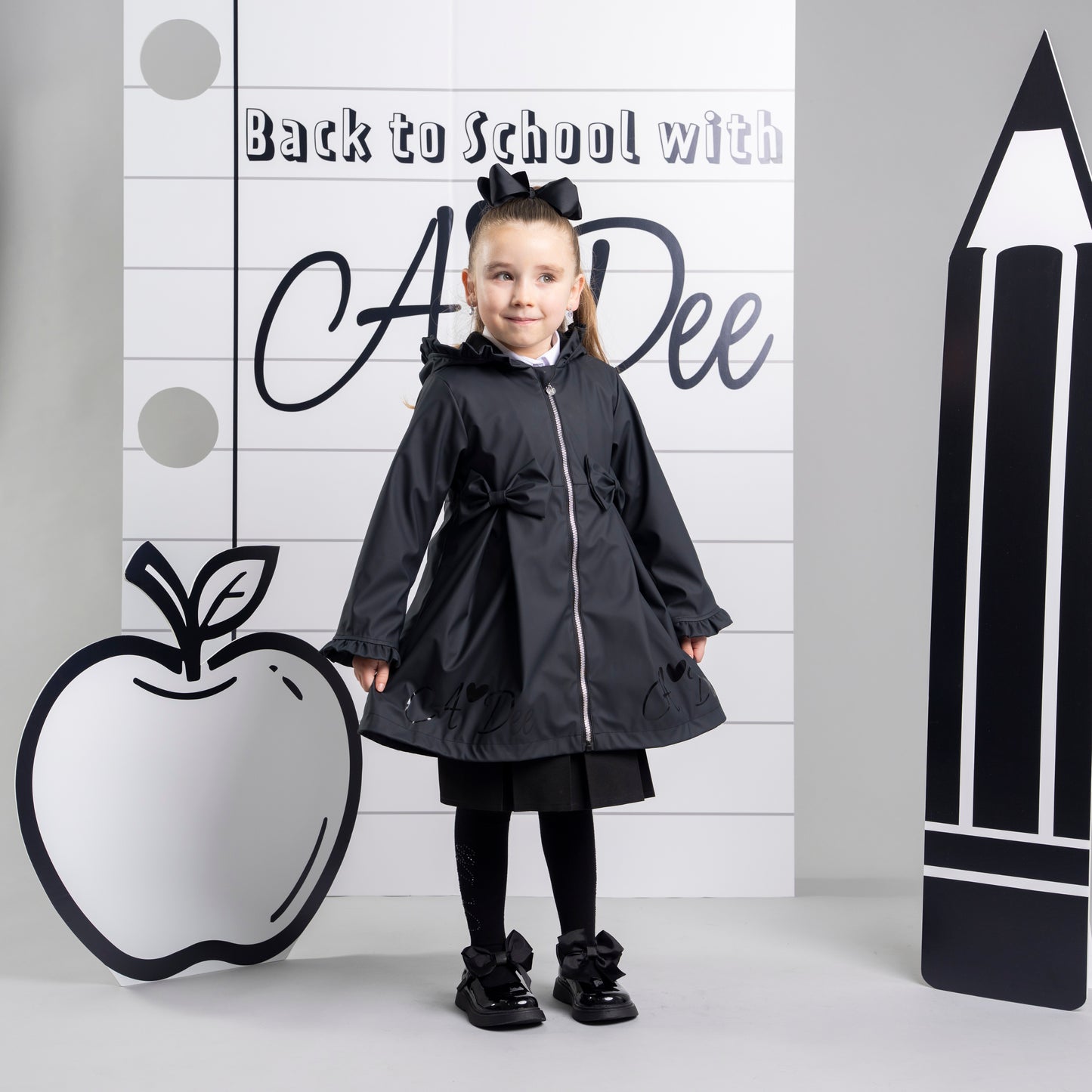 A Dee Nova Black Raincoat