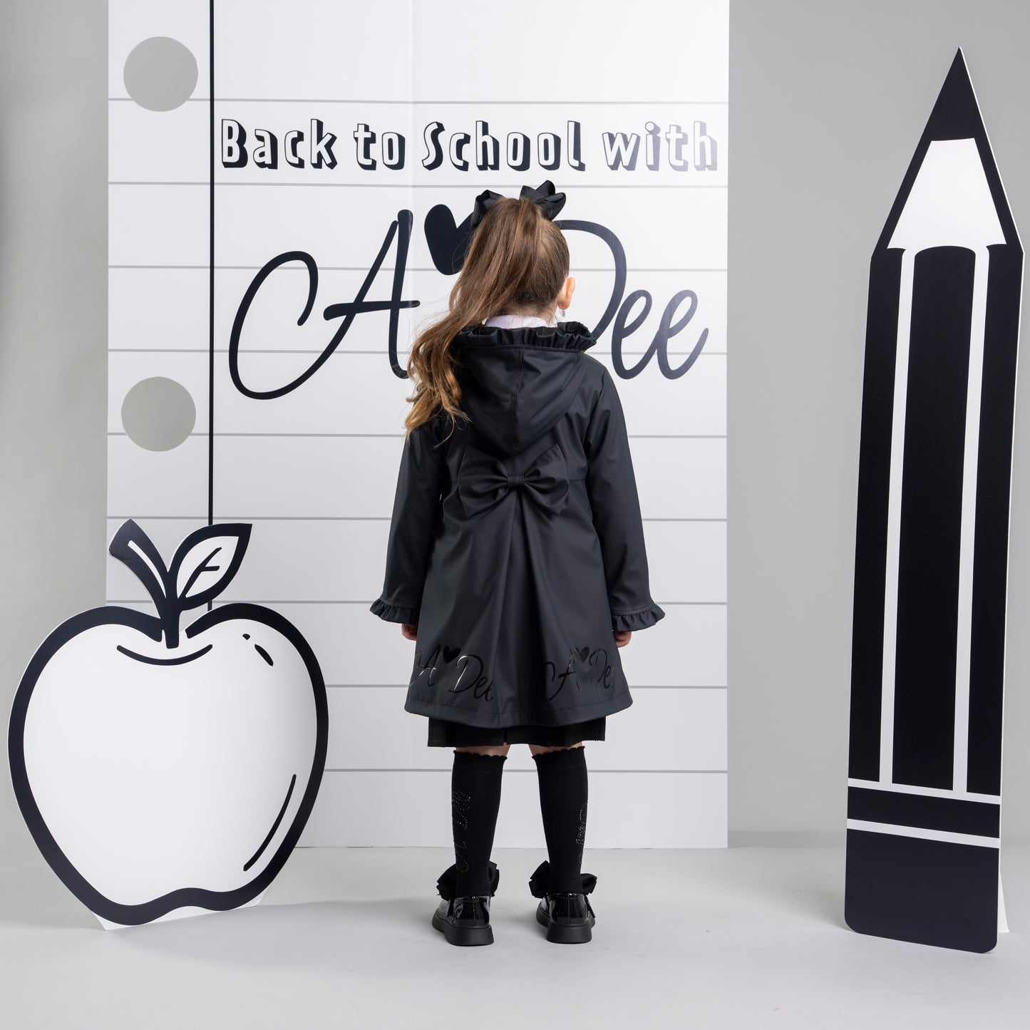 A Dee Nova Black Raincoat