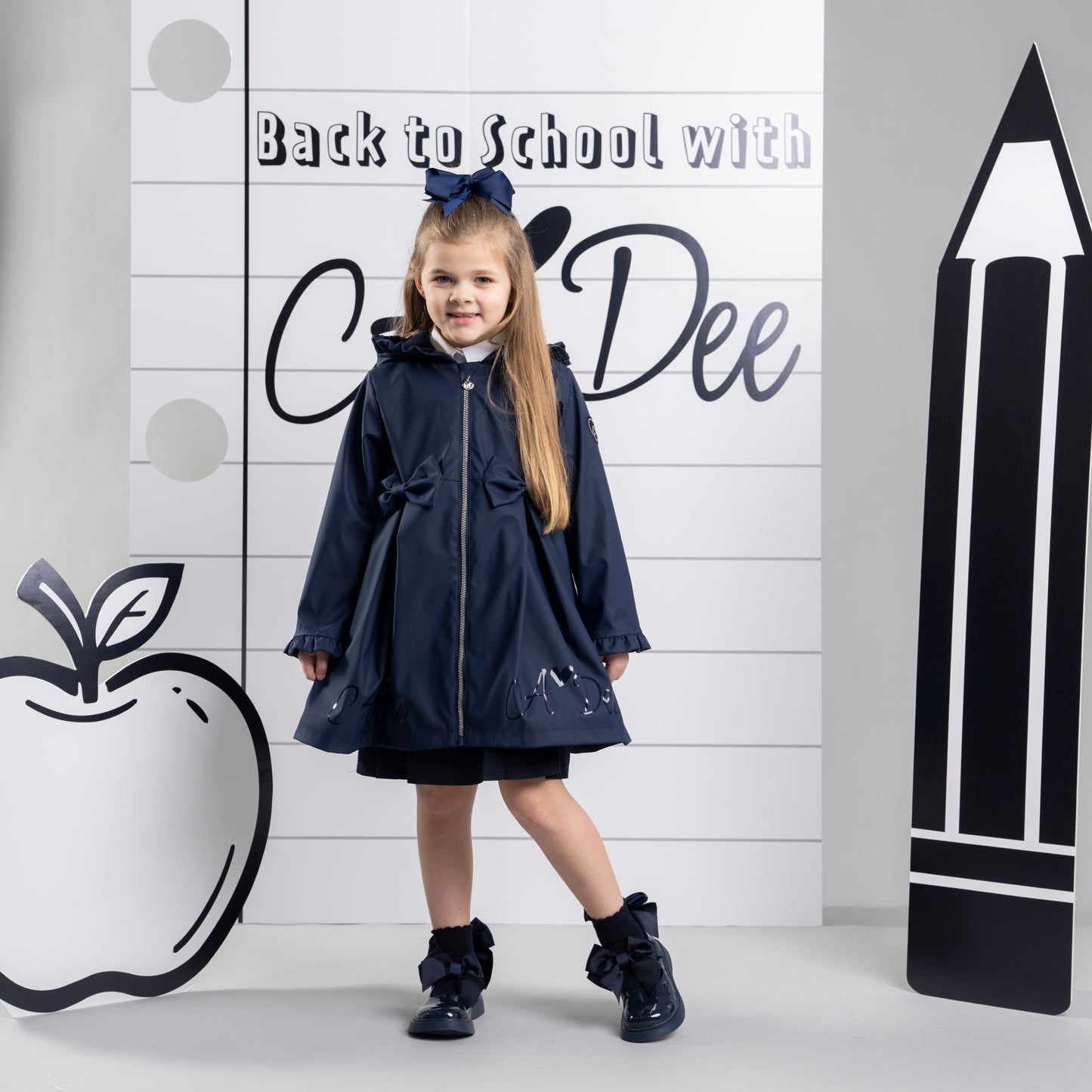A Dee Nova Navy Raincoat
