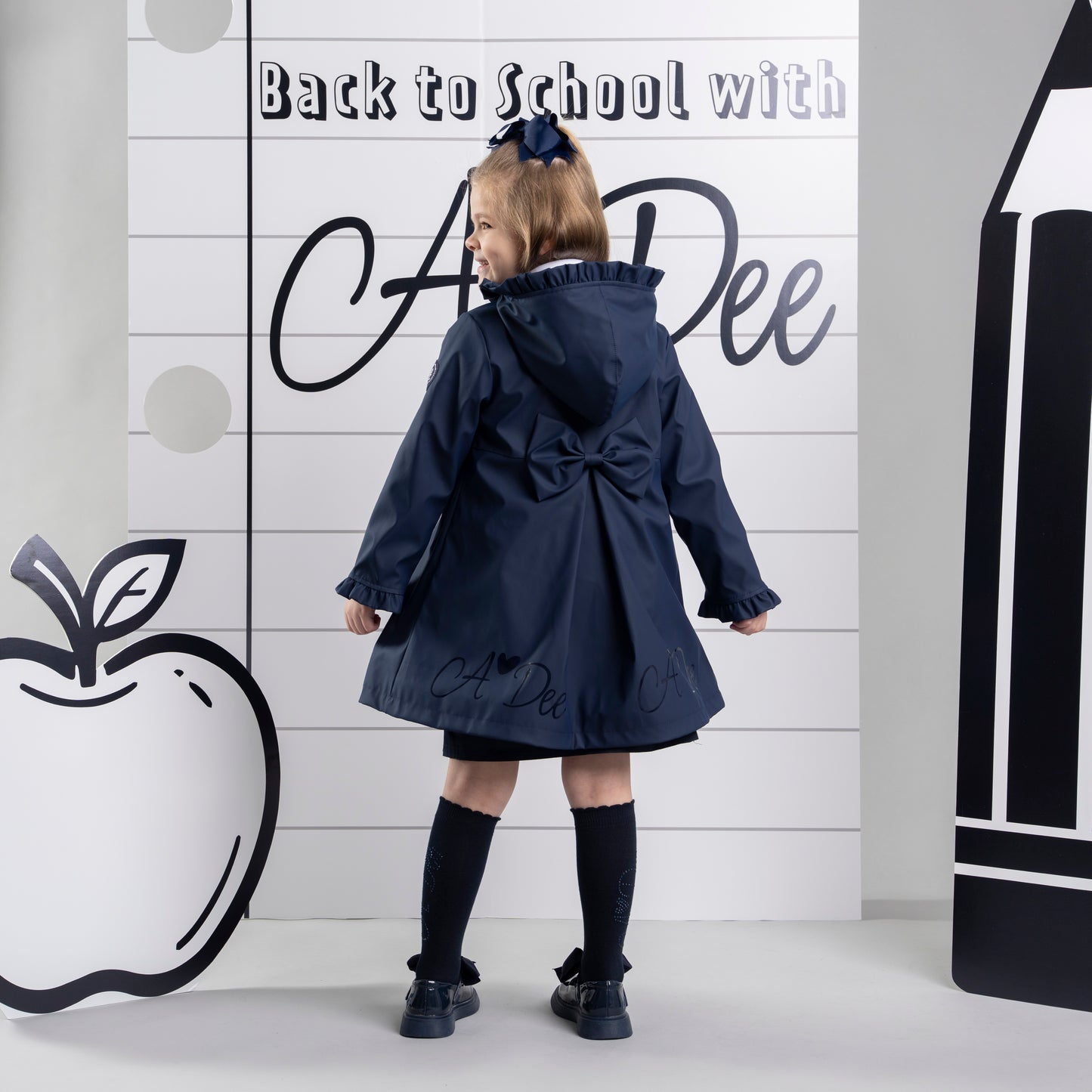 A Dee Nova Navy Raincoat