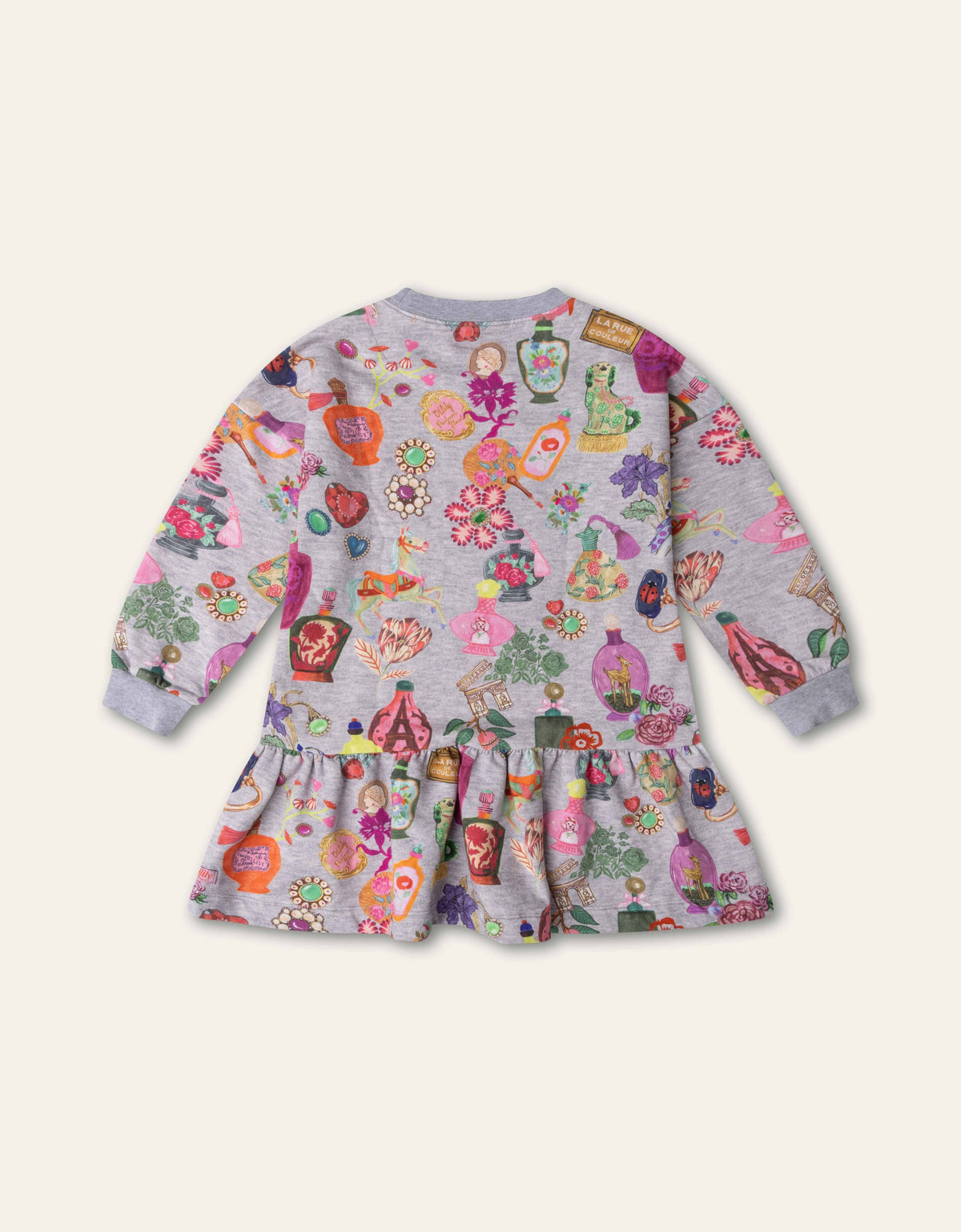 Oilily Drole Grey Print Dress